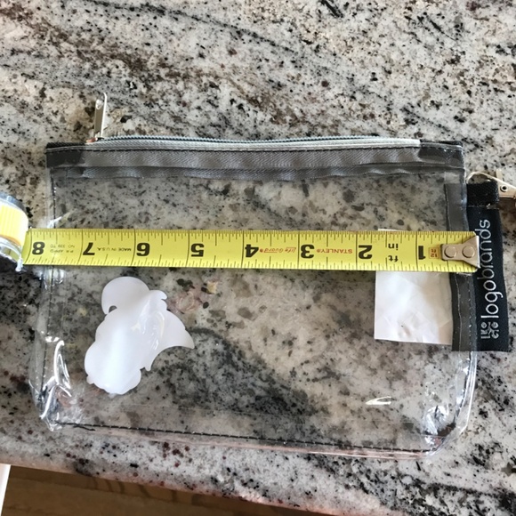 Coastal Carolina clear small clutch- used 1 time - Picture 3 of 4